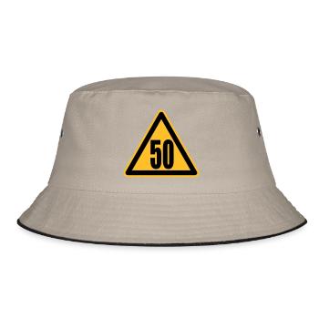 Warning 50 | Achtung 50 - Bob - kaki/noir - Devant