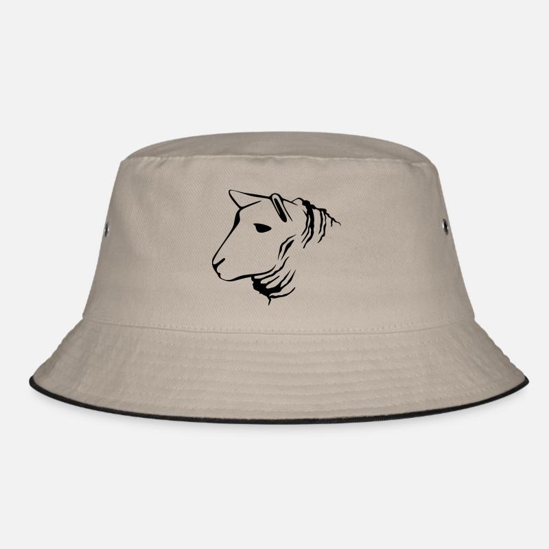 Sheep - Bucket Hat - khaki/black