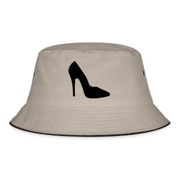 shoes highheels schoes flipflops boots boots stiefel68 - Bucket Hat - khaki/black - Front