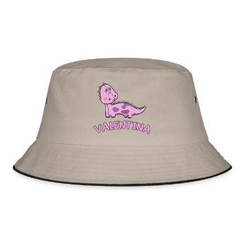 Dinosaure enfant drôle Valentina cadeau naissance - Bob - kaki/noir - Devant