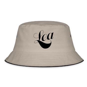 Lea - Bucket Hat - Khaki/Schwarz - Vorne