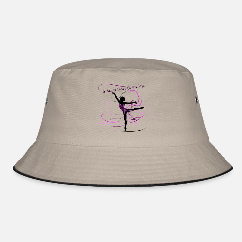 Tänzerin - Bucket Hat - Khaki/Schwarz