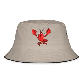 Hummer - Bucket Hat - Khaki/Schwarz - Vorne
