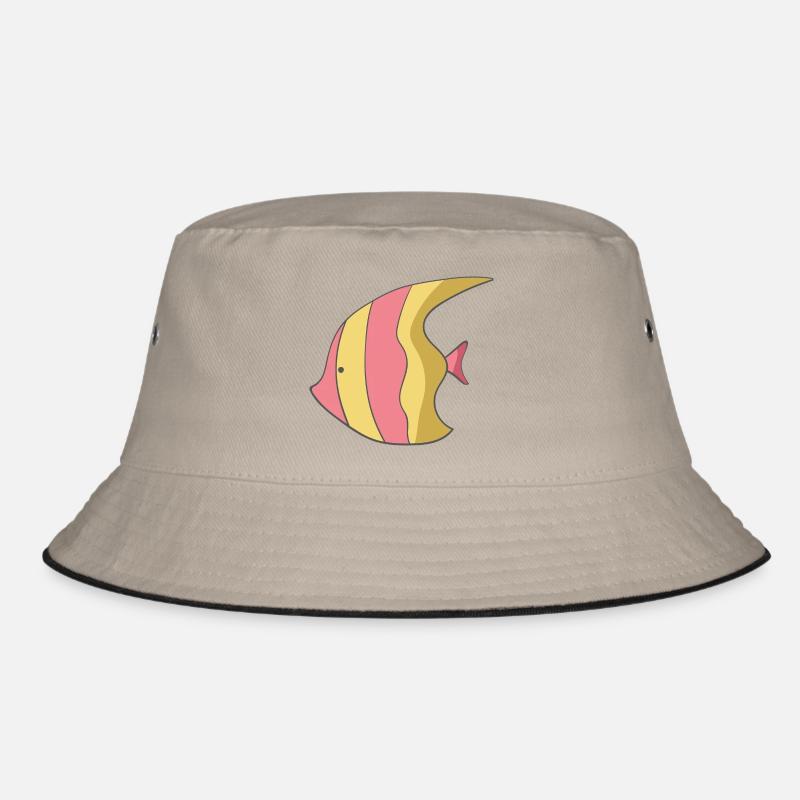 Fish striped Bucket Hat