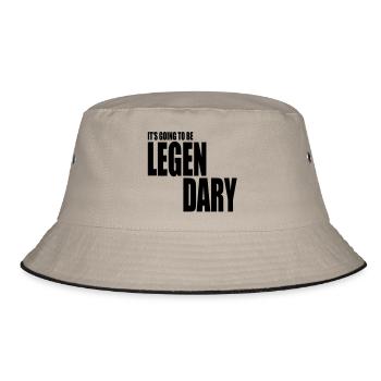 it's going to be legendary 1c - Bucket Hat - khaki/black - Front