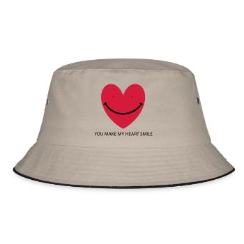 Heart Smile - Bob - kaki/noir - Devant