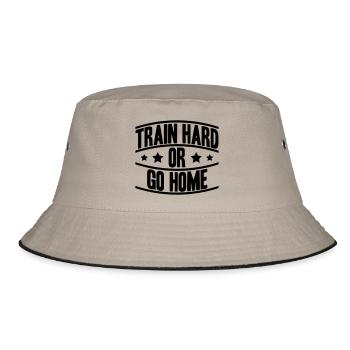 Train Hard Or Go Home Logo - Bob - kaki/noir - Devant