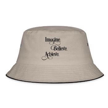motivation - Bucket Hat - khaki/black - Front