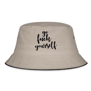 Go fuck yourself - Bob - kaki/noir - Devant