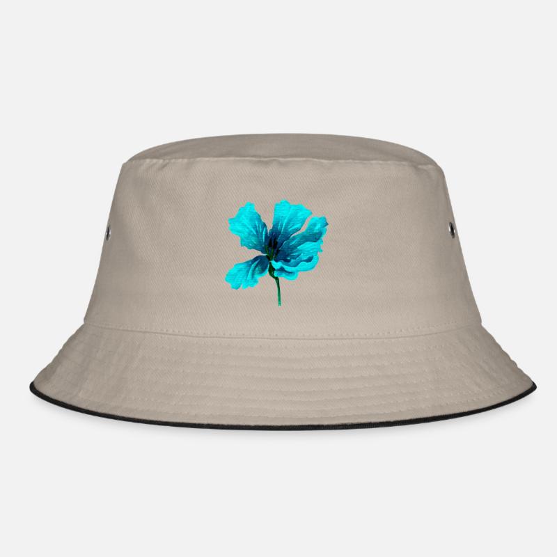 fleur - Bob - kaki/noir