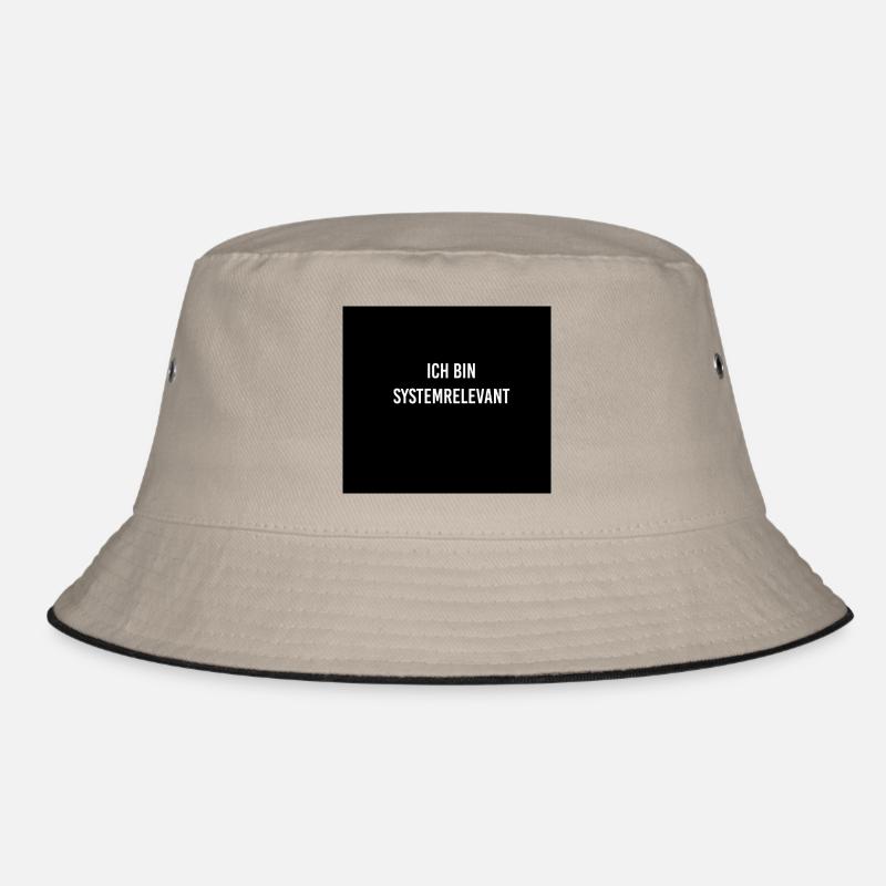Systemrelevant Lustiger Spruch Bucket Hat