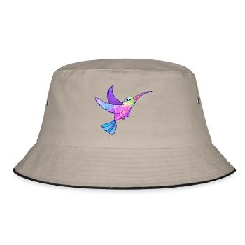 Colibri oiseau mignon animaux - Bob - kaki/noir - Devant