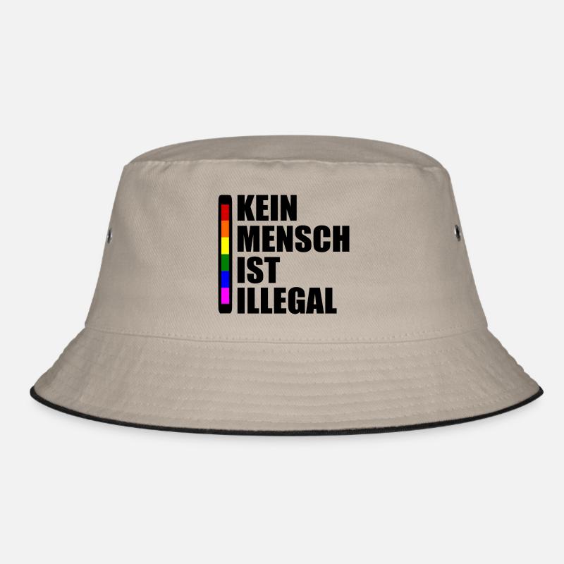 Kein mensch ist illegal Bucket Hat