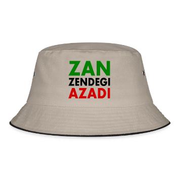 Zan zendegi azadi women life freedom - Bob - kaki/noir - Devant