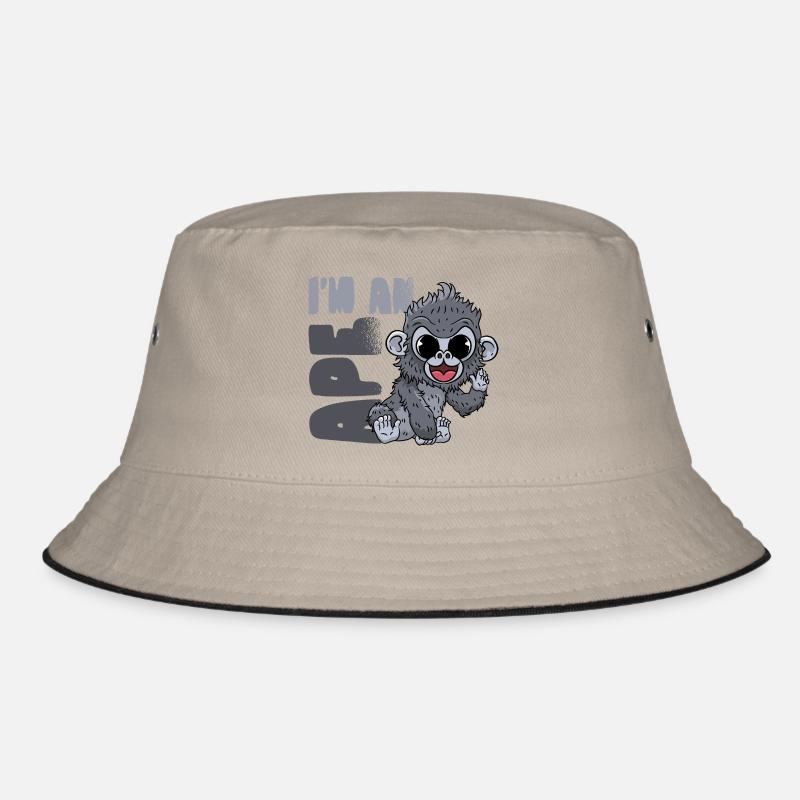 Gorilla Affe Bucket Hat