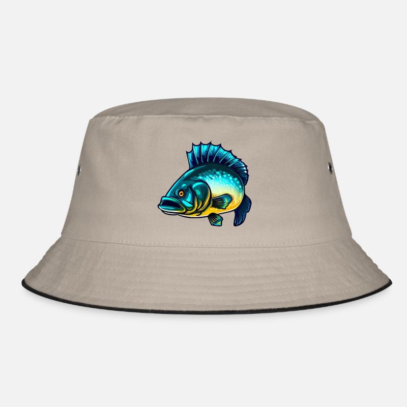Zander Perch Angler Bucket Hat