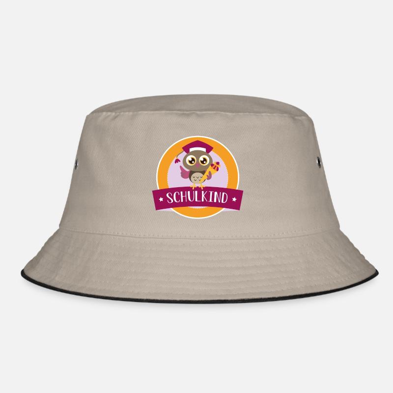 Schulkind Eule mit Zuckertüte Bucket Hat