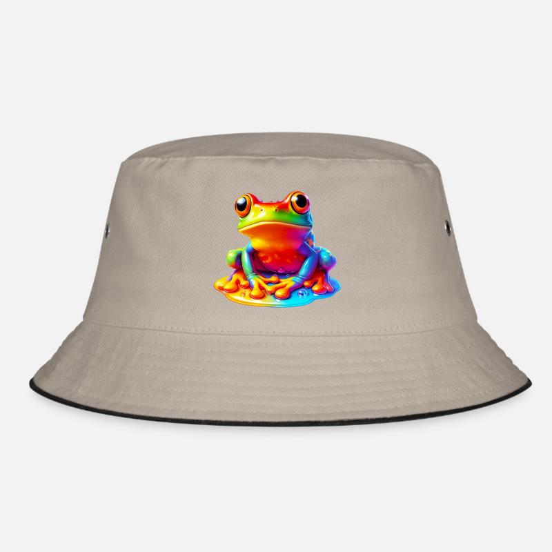 Grenouille - Bob - kaki/noir