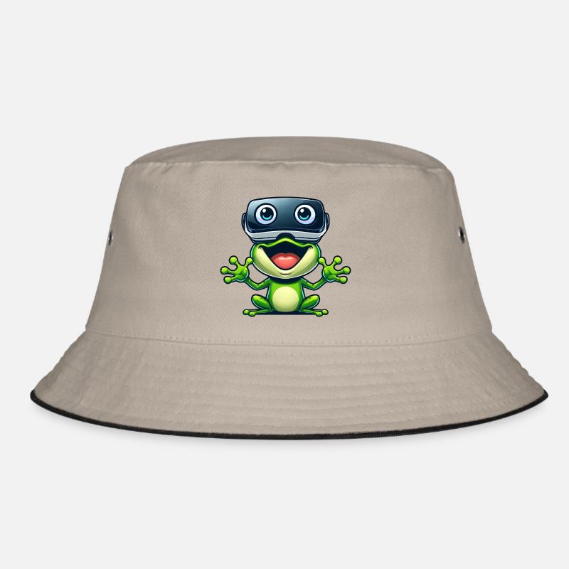 Frog VR Gamer Funny Virtual Reality Bucket Hat