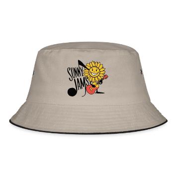 SUNNY JAMS - Bucket Hat - khaki/black - Front