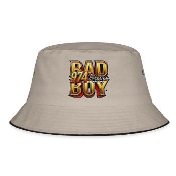 BAD BOY 974 forever - Bob - kaki/noir - Devant