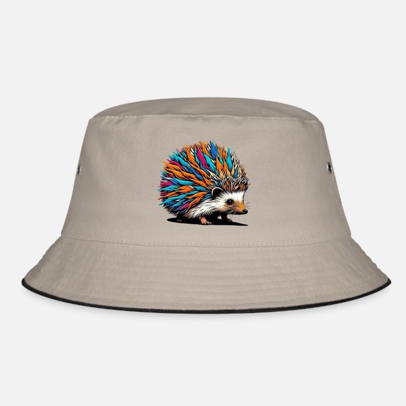 Igel - Bucket Hat - Khaki/Schwarz