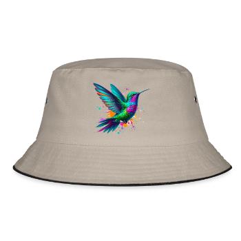 Hummingbird - Bucket Hat - khaki/black - Front