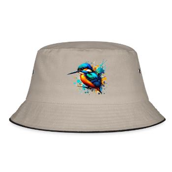 Kingfisher - Bucket Hat - khaki/black - Front