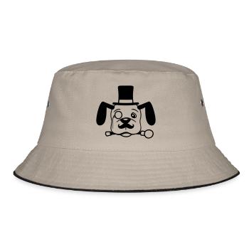 Chien M. Sir Cylindre Chapeau Monocle Lunettes Empire - Bob - kaki/noir - Devant