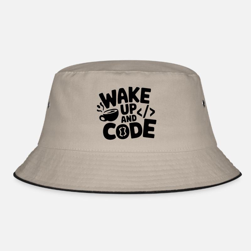 Aufwachen und Programmieren Bucket Hat