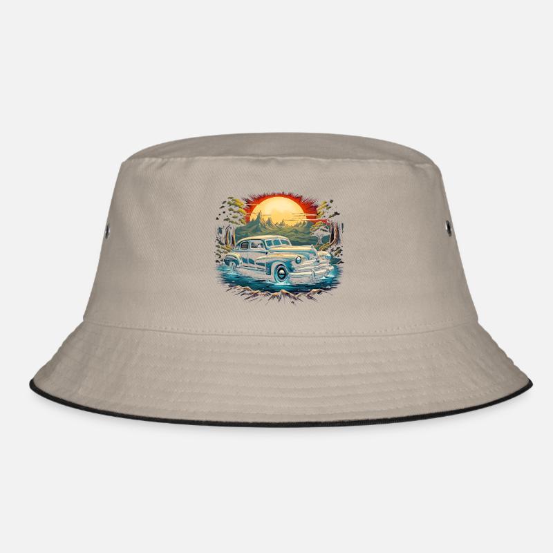 Retro Auto 04 Bucket Hat