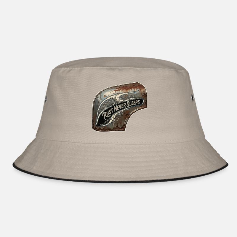 Rust Never Sleeps Metal Art Bucket Hat