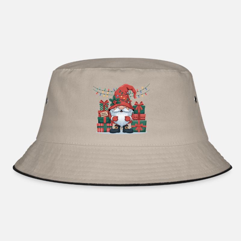 Christmas Gnome Gnome Bucket Hat