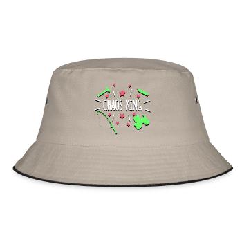 Chaos King - Bucket Hat - khaki/black - Front