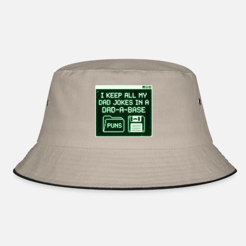 I Keep All My Dad Jokes In A Dad A Base Bucket Hat