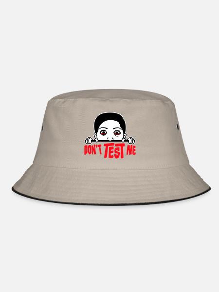 Ne me teste pas femme coquine, citation drôle avec le logo - Bob - kaki/noir - Devant