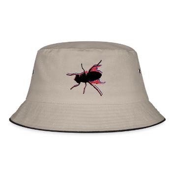 Fly Fishing No. 5 - Bucket Hat - khaki/black - Front