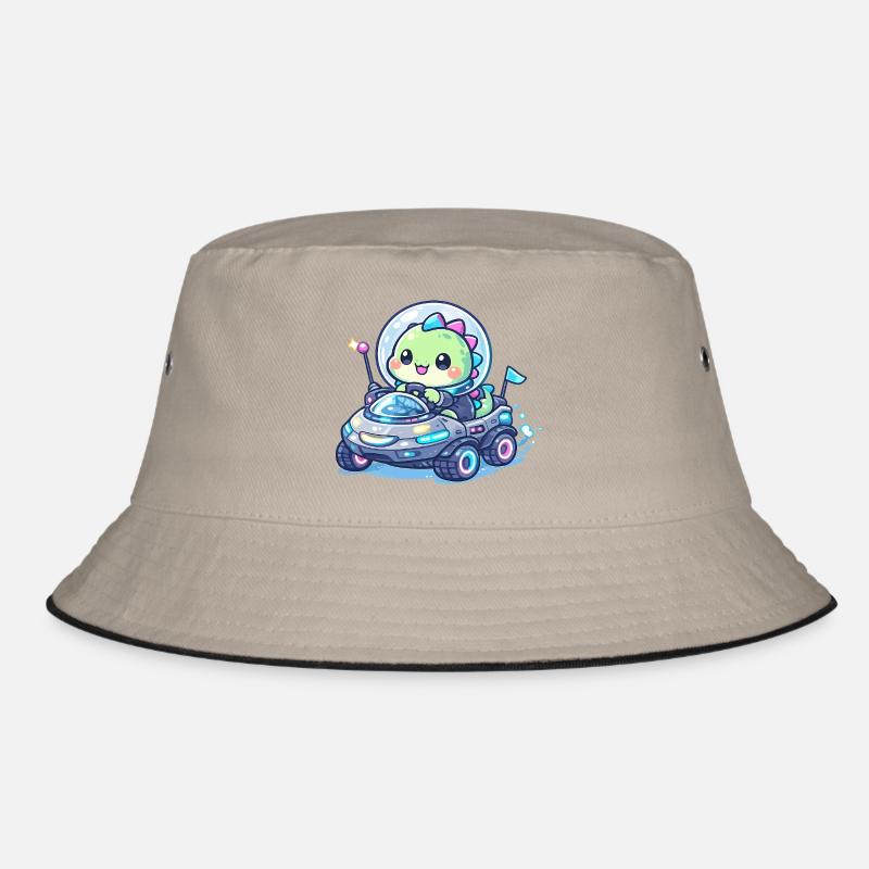 Kawaii Dino dans le Space Rover Bob