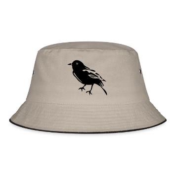 Spatz - Bucket Hat - Khaki/Schwarz - Vorne