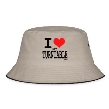 i love turntable by wam - Bob - kaki/noir - Devant