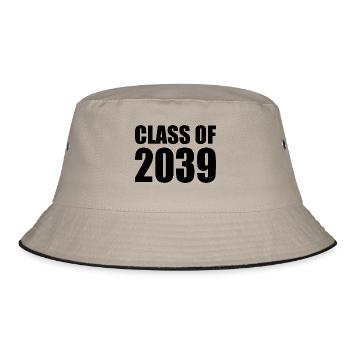 Class of 2039 - Bucket Hat - khaki/black - Front