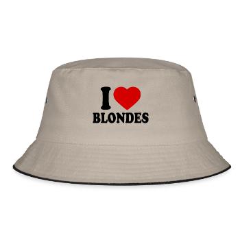 I love blondes - Bob - kaki/noir - Devant