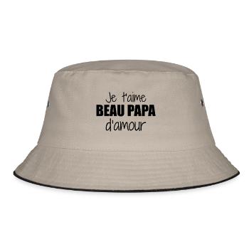 Je t'aime beau papa d'amour - Bob - kaki/noir - Devant