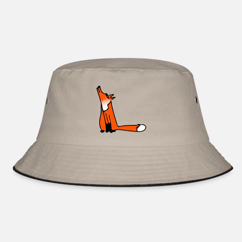 arctic fox fuchs7 Bucket Hat