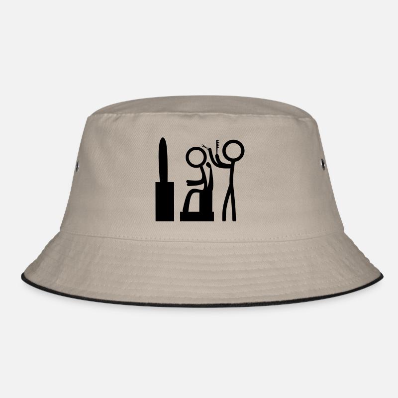 Friseur aus Leidenschaft - Bucket Hat - Khaki/Schwarz