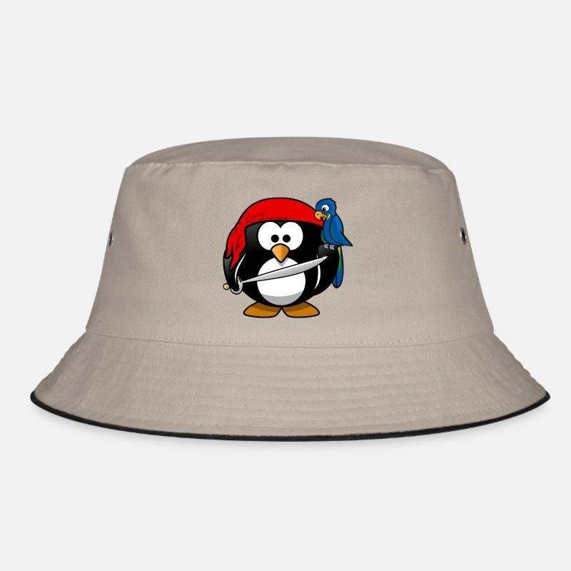 Pirat Tux Bucket Hat