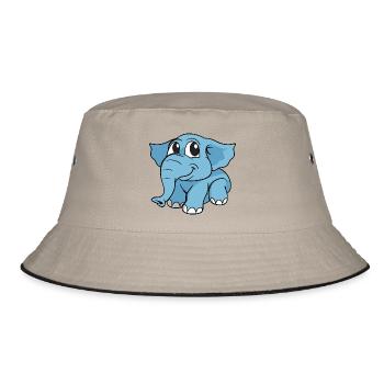 Elephant elephant - Bucket Hat - khaki/black - Front