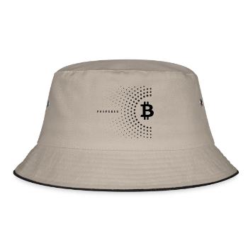 Bitcoin Prepared - Bucket Hat - khaki/black - Front