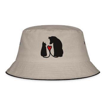 Chien et chat - Bob - kaki/noir - Devant