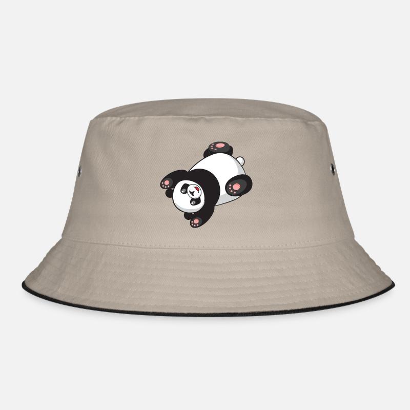 Panda doux - Bob - kaki/noir